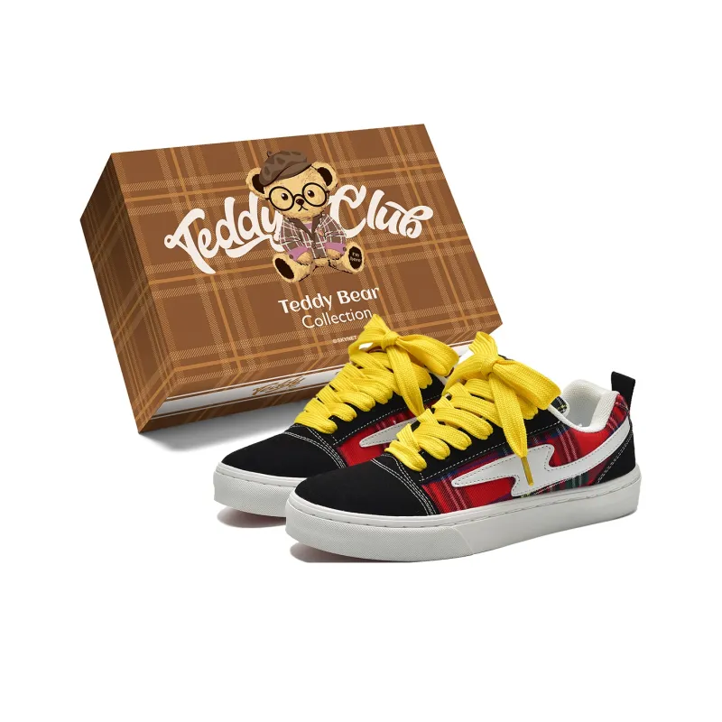 Teddy Bear Collection Slip Resistant, Abrasion Resistant, Lightweight Low Top Skateboard Shoes Unisex-29