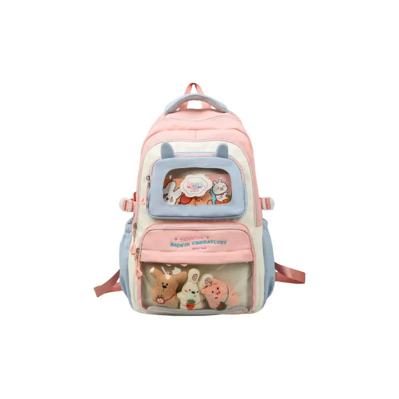 DALO Nylon Backpack Women's Multicolor-10