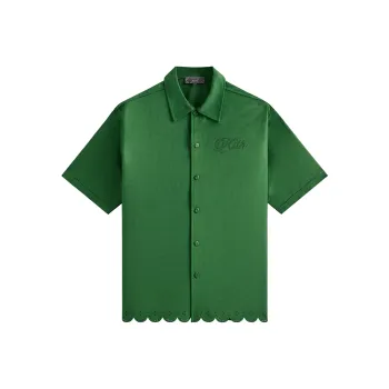 KITH SS25 Isaac Microsuede Buttondown Shirt Men's Direction