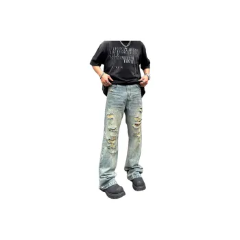 CORNILOT Jeans Unisex Vintage Blue