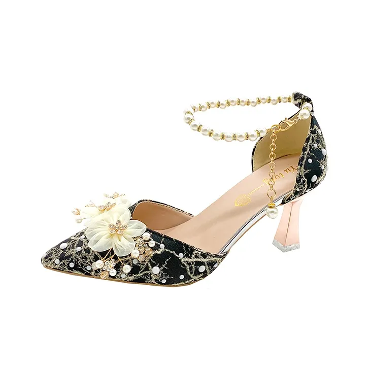 Dawei's House Slim Heel High Heels Women's-0