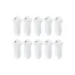 [Exclusive 10 Pack]White 10 Pairs