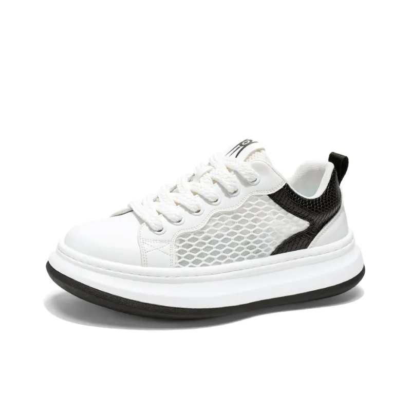 OUGLEMEN Wrapping, Wear Resistant And Non Slip Low Top Casual Shoes Men's Box-3