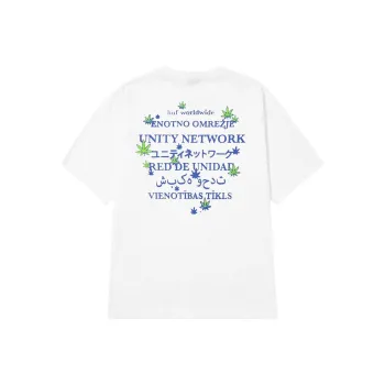 HUF T Shirts Unisex White