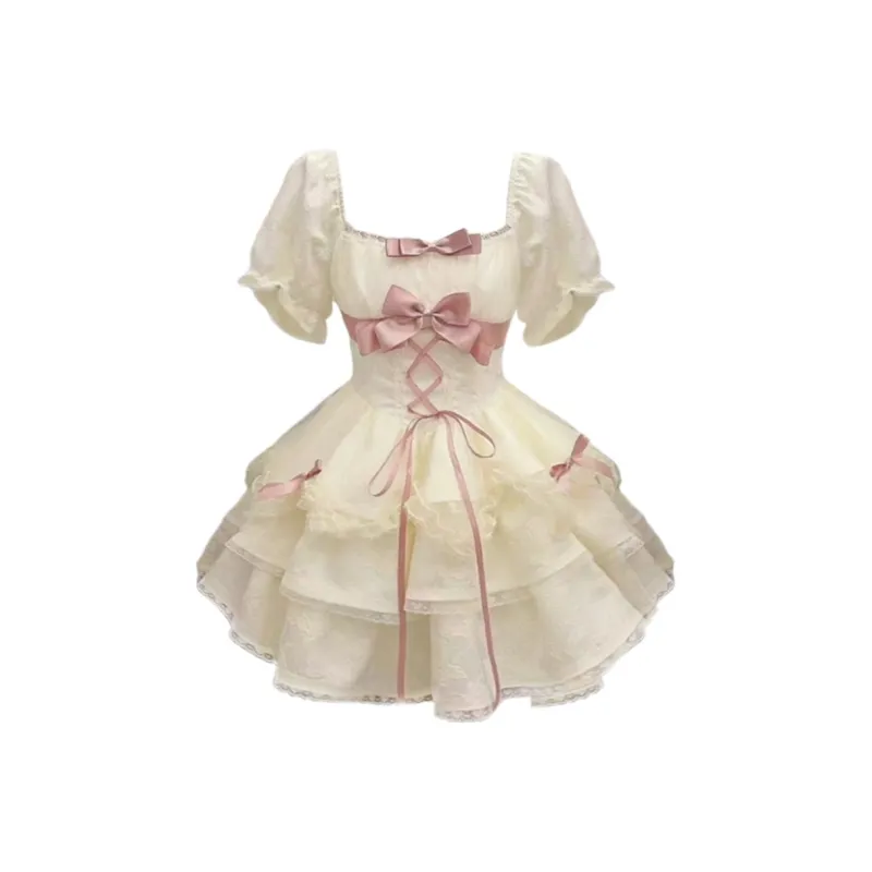 GUOZHEN Short Sleeved Dress Women's-8