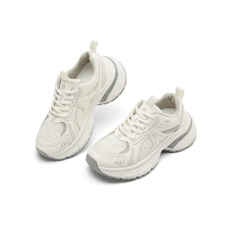 HANG TEN Chunky Sneakers Women's Low Top Gray-4