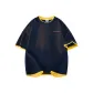 Navy Blue & Yellow