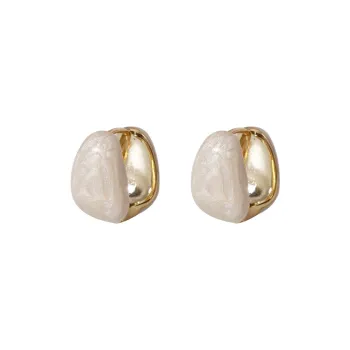 NATURALLYJOJO Copper Earrings Women's White