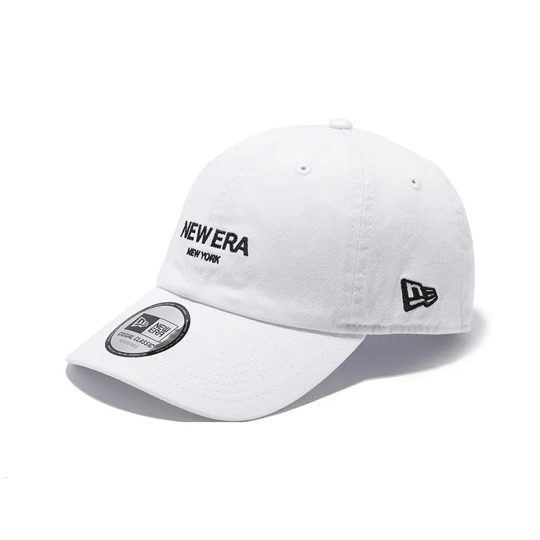 New Era Cotton Baseball Caps Unisex White-0