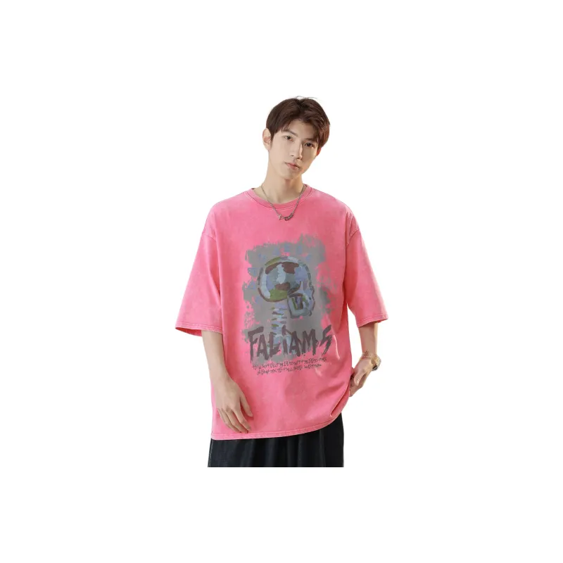 FALIAMS T Shirts Unisex Pink-0