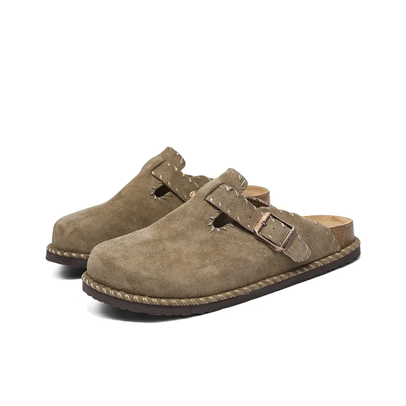 AMICNIEGD Slip Resistant Abrasion Resistant Closed Toe Slippers Unisex-3