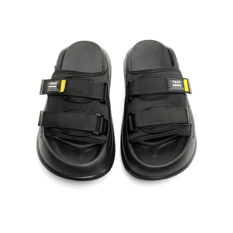 Year By Year Stitching Slip Resistant Abrasion Resistant Slide Slippers Men's-3