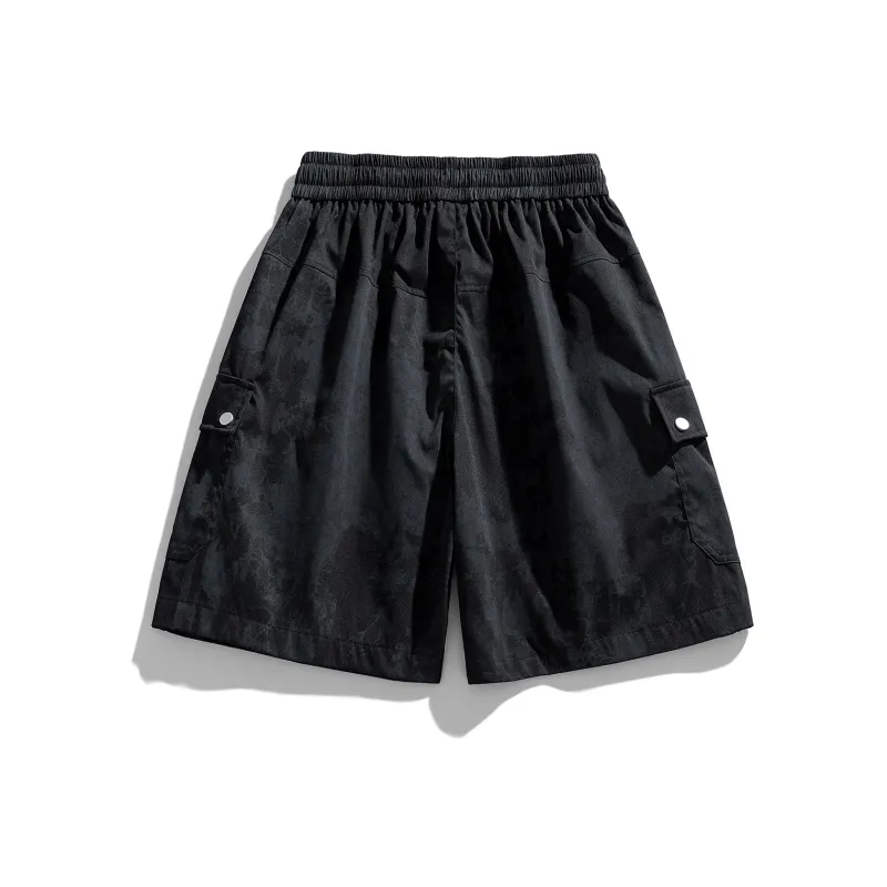 Qnxeey Cargo Shorts Unisex-1