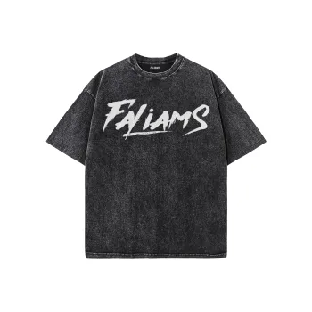 FALIAMS T Shirts Unisex Black