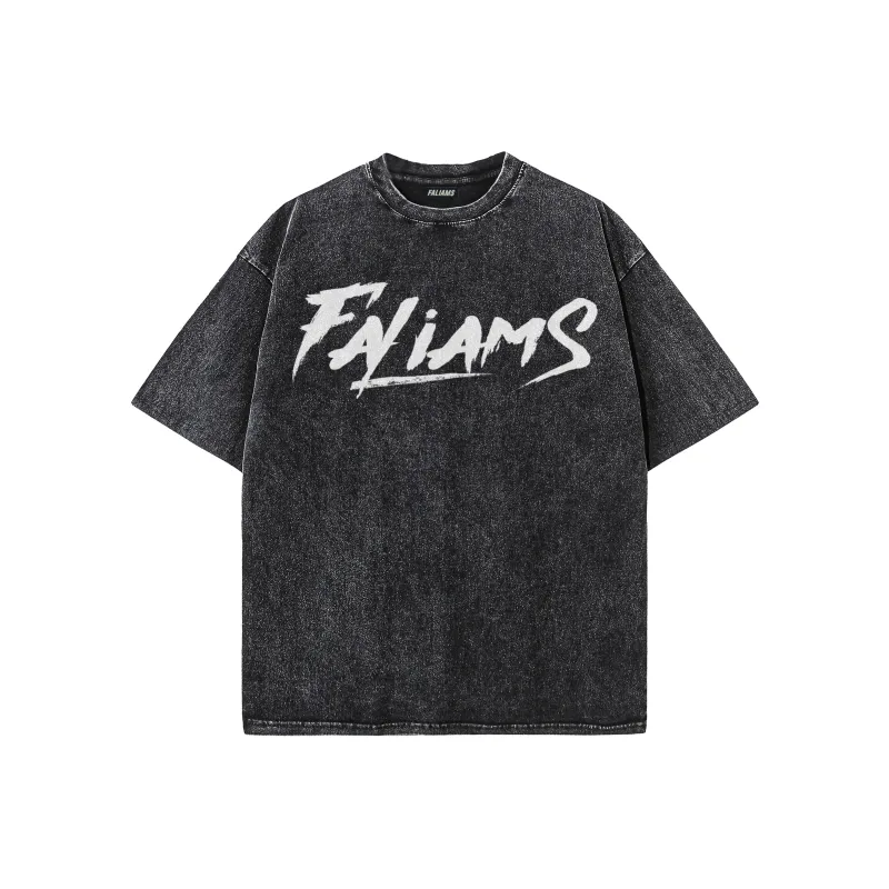 FALIAMS T Shirts Unisex Black-0
