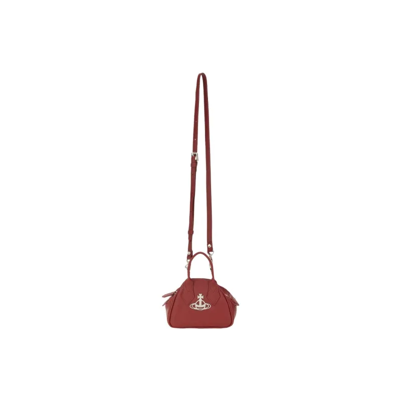 Vivienne Westwood PU Shoulder Bag, Crossbody Bag, Handbag Mini Women's Red-3