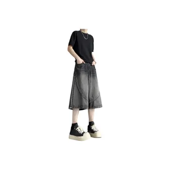 JUNGLE PANDA Denim Shorts Unisex