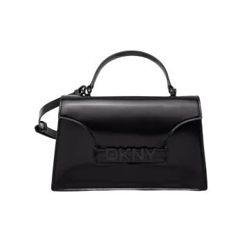 DKNY Calfskin One Shoulder Handbag Women's Black