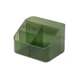 Stripes Four-Grid[Transparent Green]