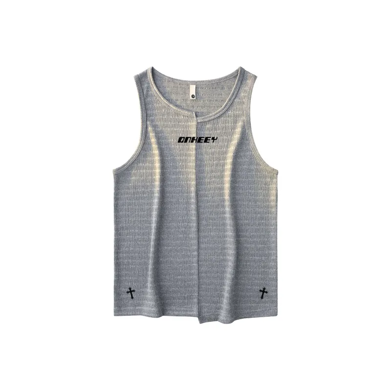 Qnxeey Tank Tops Unisex-12