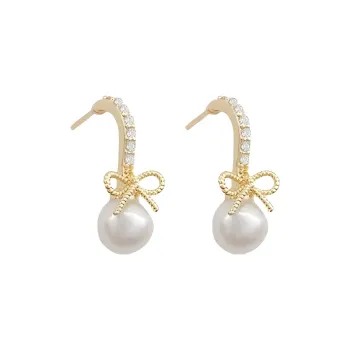 Danqin Alloy/Rhinestone Earrings Women's
