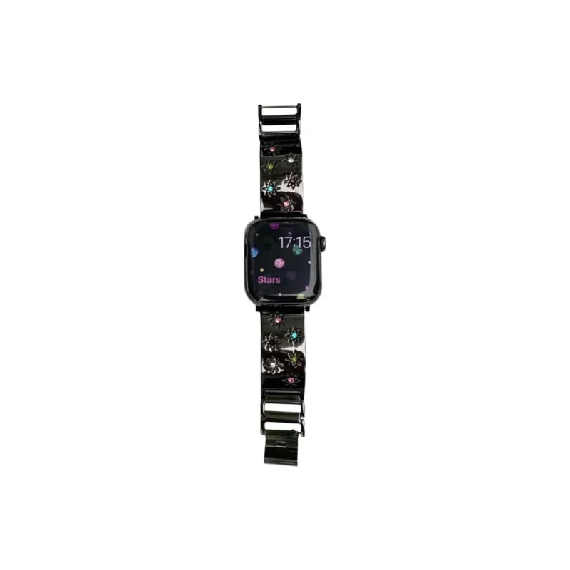 KVZUVUU Apple Compatibility Watch Band Metal-6