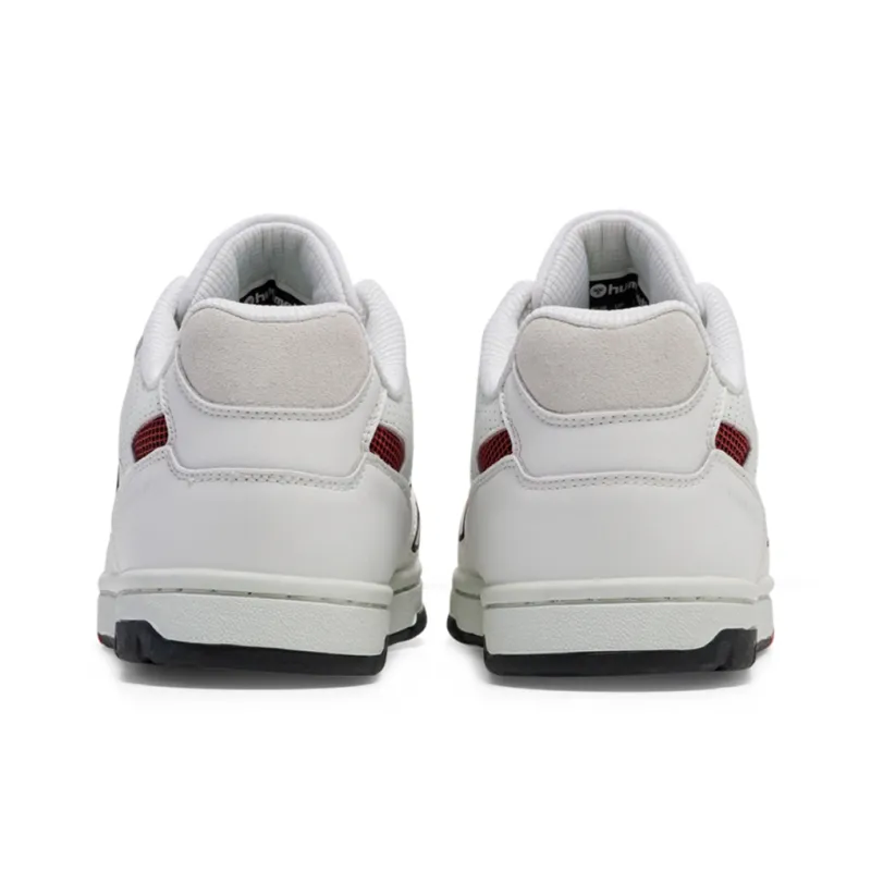 Hummel Low Top Skateboard Shoes Men's White Black-3