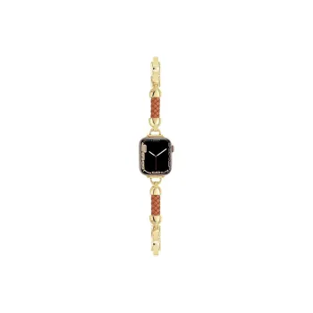 KVZUVUU Apple Compatibility Watch Band Cowhide Leather Material