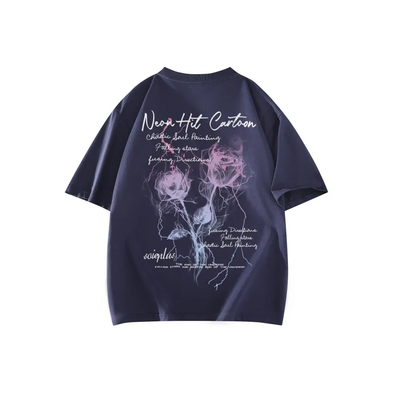 SOIE T Shirts Unisex Navy Blue-0