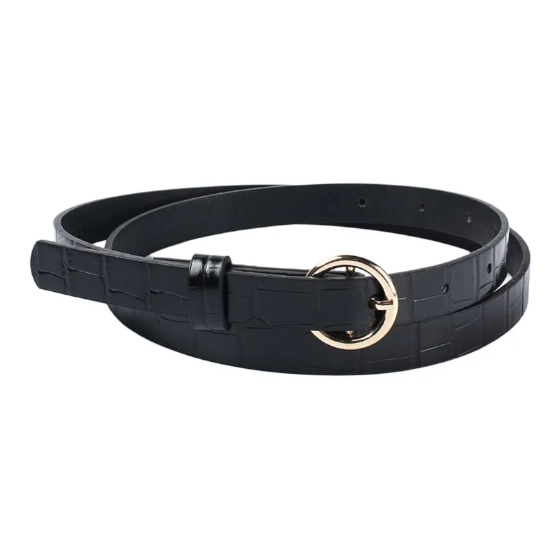 JEANSWEST PU Leather Belts Women's 1.5CM-3