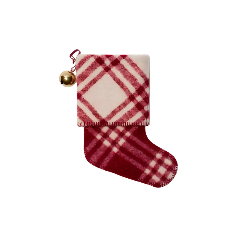 Burberry Mid Calf Socks Unisex Red-1