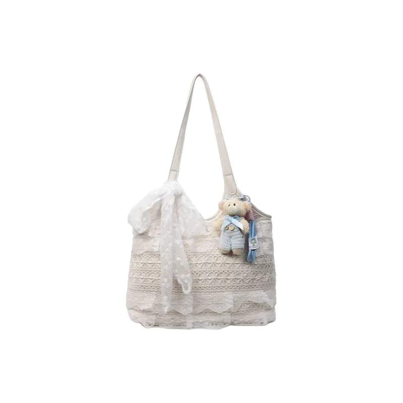 OTA PU Tote Handbag, Shoulder Bag Women's White-0
