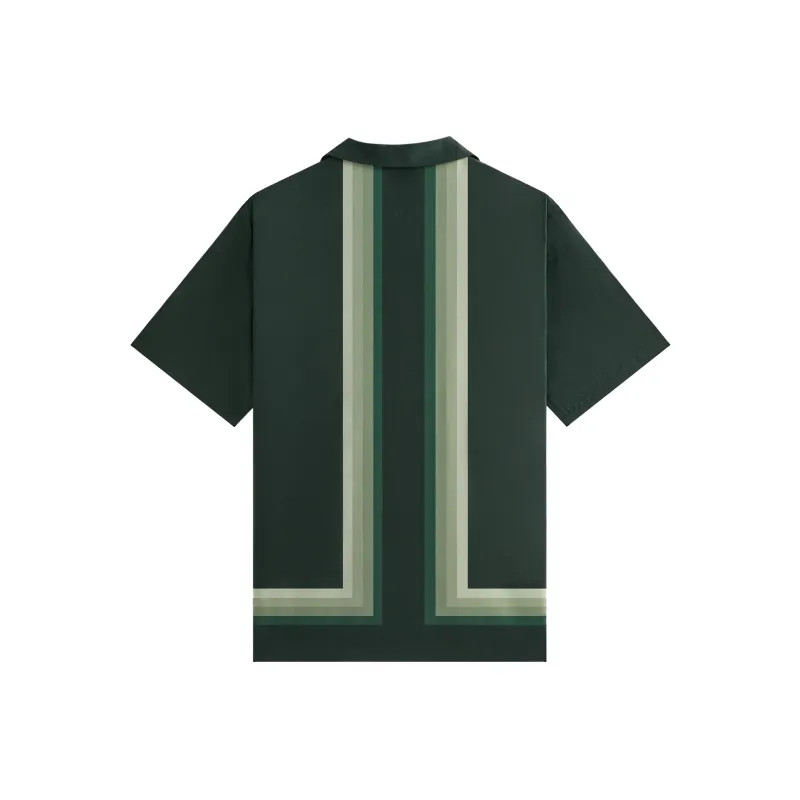 KITH Border Stripe Thompson Camp Collar Shirt-1