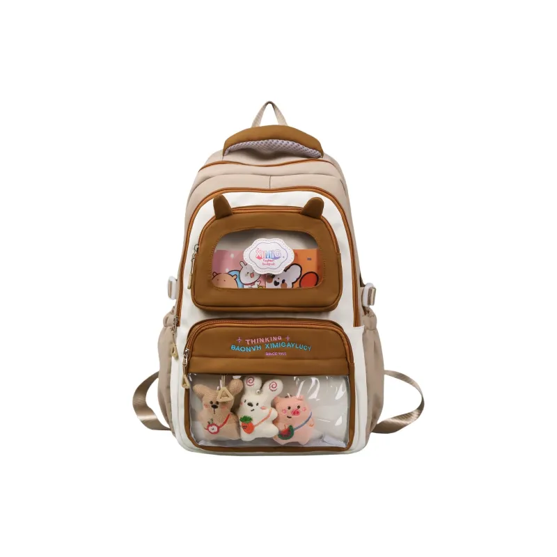 DALO Nylon Backpack Women's Multicolor-15