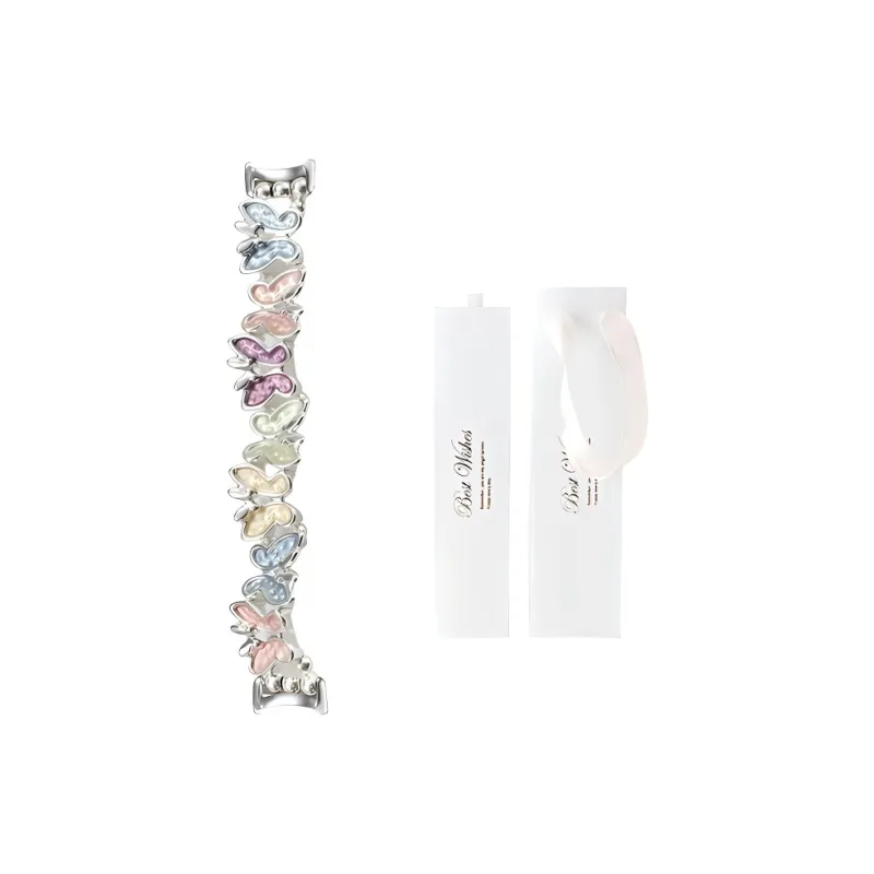 Akkerds Xiaomi Red Beige Compatibility Watch Band 130mm Metal-8