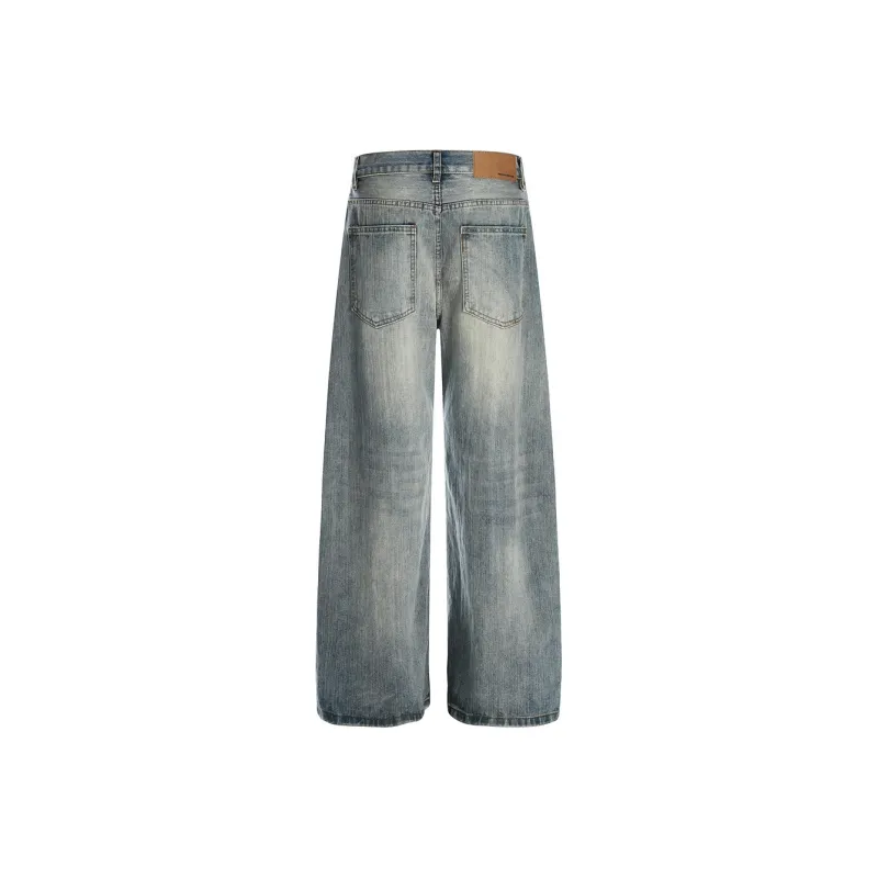 PAINT STAIN Jeans Unisex Blue-1