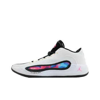Jordan Luka 4 Anti Slip Wear Resistant Low Top Basketball Shoes Unisex White