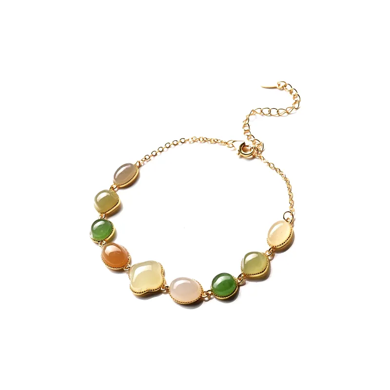 TANGCHAO Bracelets White Jade/Pale Greenish White Jade Unisex-2
