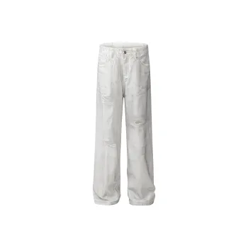 FORCEPULR Jeans Unisex Dirty White