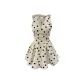 Apricot Polka Dot Dress