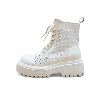 A Poinsettia Princess Ankle Boots Women's