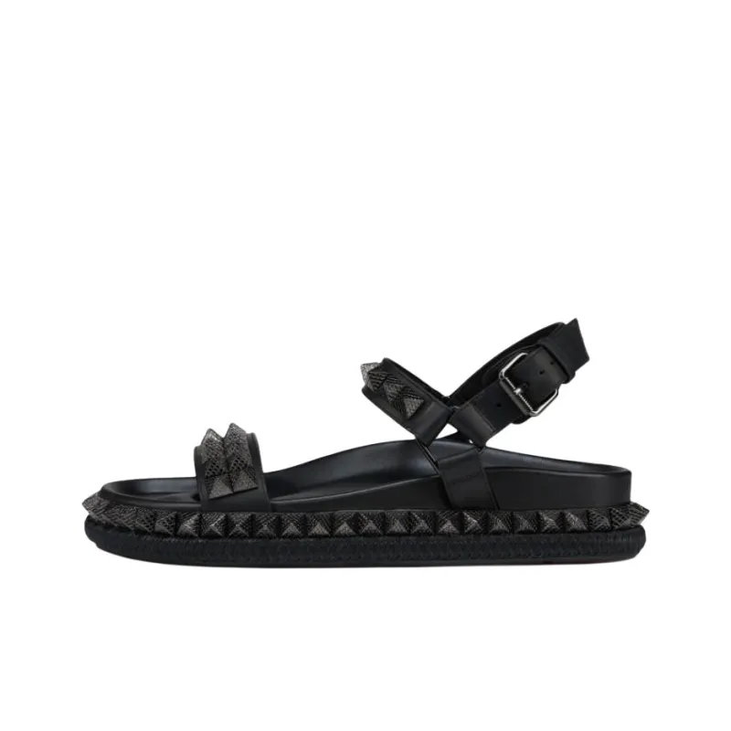 CL Pyrabizz One Strap Sandals Women's Black-0