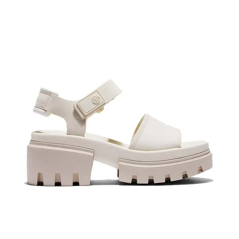 Timberland Everleigh Beach Sandals Women's White-1