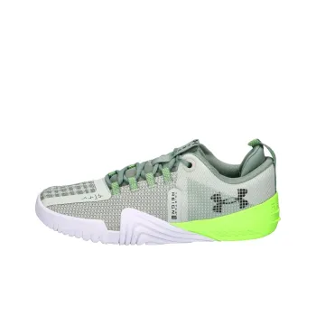 Under Armour TriBase Reign 6 Slip Resistant And Breathable Low Top Training Shoes Men's Green White