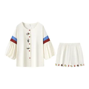Gongdie x ZAOWUCANXIONGDI,LIANMINGKUAN Pajama Set Women's