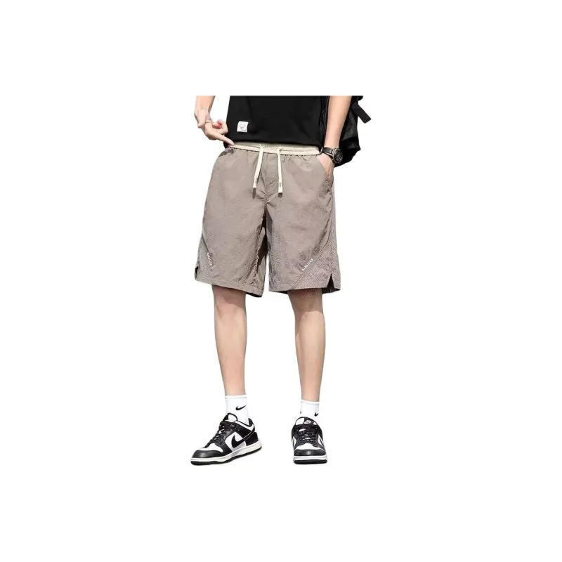 KVIV Casual Shorts Men Khaki -1