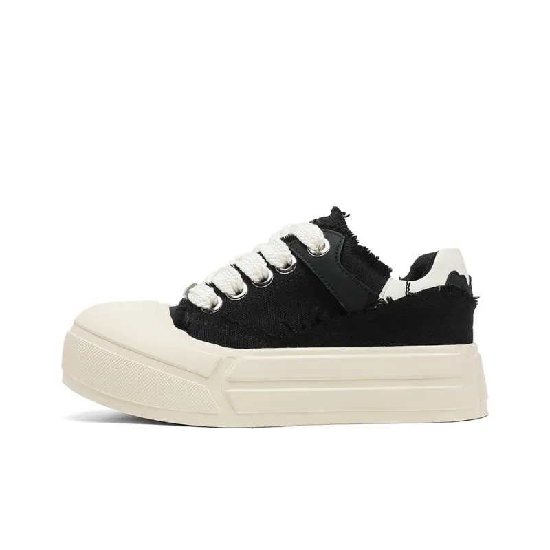 Journey Of Inspiration Slip Resistant, Abrasion Resistant, Breathable Low Top Skateboard Shoes Unisex Black-0