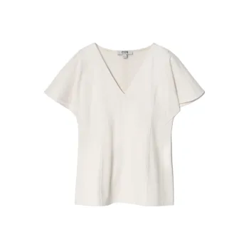 COS T Shirts Women's Ivory