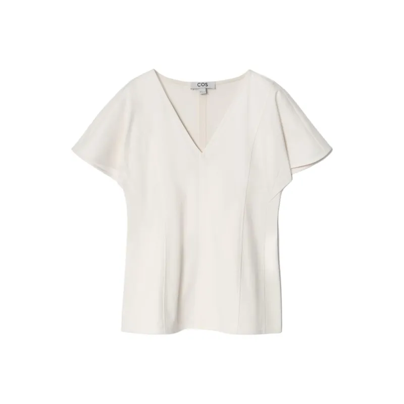 COS T Shirts Women's Ivory-0