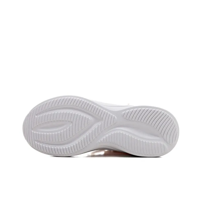 HUANQIU Slip Resistant, Abrasion Resistant, Lightweight Low Top Casual Running Shoes Women's White Pink-4